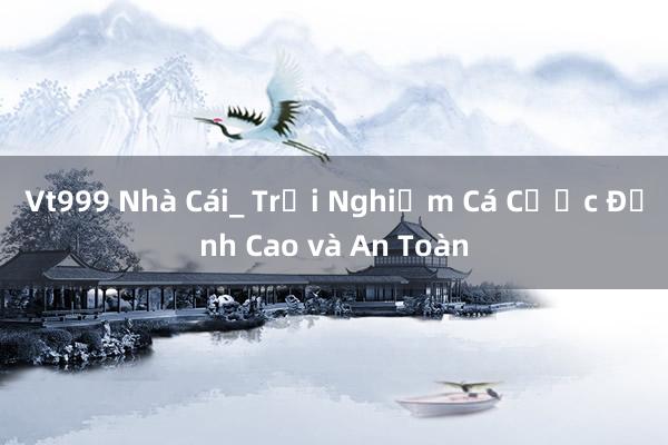 Vt999 Nhà Cái_ Trải Nghiệm Cá Cược Đỉnh Cao và An Toàn